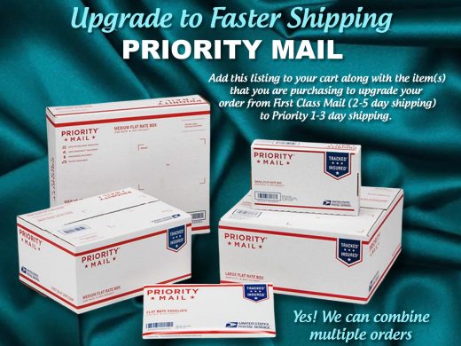 Upgrade Charge for U.S.P.S. Priority Shipping for Charming Keepsake Only, this is not for any other store