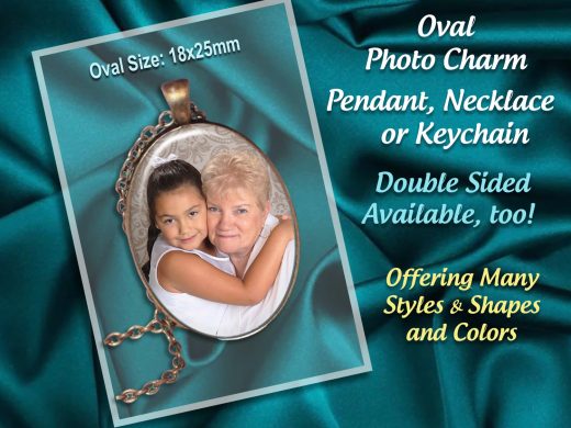 Mother's Day Gifts, Custom Made with Your Photo, Double Sided Available, Grandma, Wife, Mother Photo Pendant or Keychain, In loving Memory