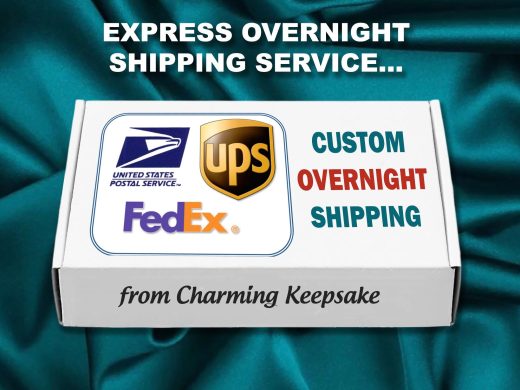 Expedited OVER NIGHT Shipping via UPS, FedEx,  Priority Express Mail, delivery, 1 or 2 day delivery, Domestic U.S. Shipment Only