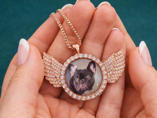 Custom Bling 25mm Custom Photo Charm Pendant Medallion, Dog & Cat Lovers, Pets, Sympathy Gift