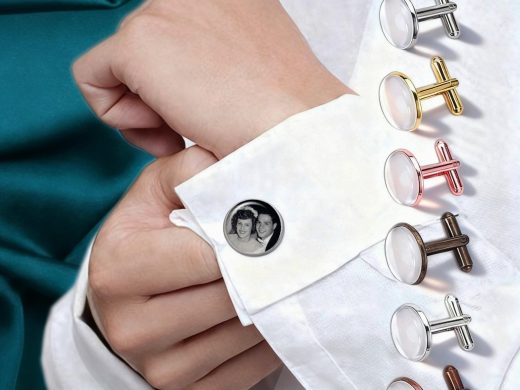 Custom Photo Cufflinks, Wedding Gift, Groom, Best Man, Father of the Bride, Groomsmen, Memorial