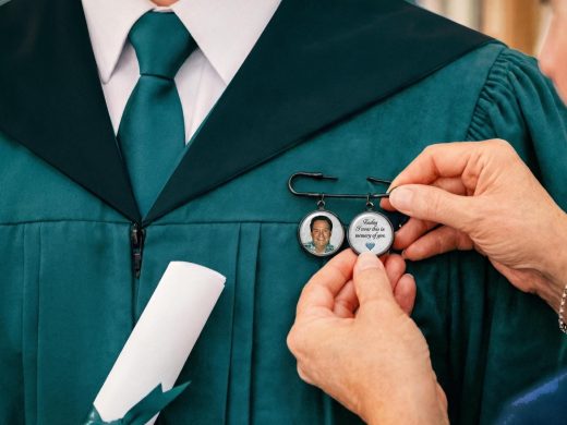 Graduation Photo Kilt Pin, Memorial Lapel Pin, Personalized Photo Gift for Him or Her, Custom Graduation Keepsake